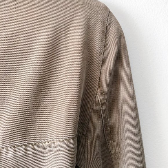 Sybilla lightweight trench coat in military green - Picture 4 of 4